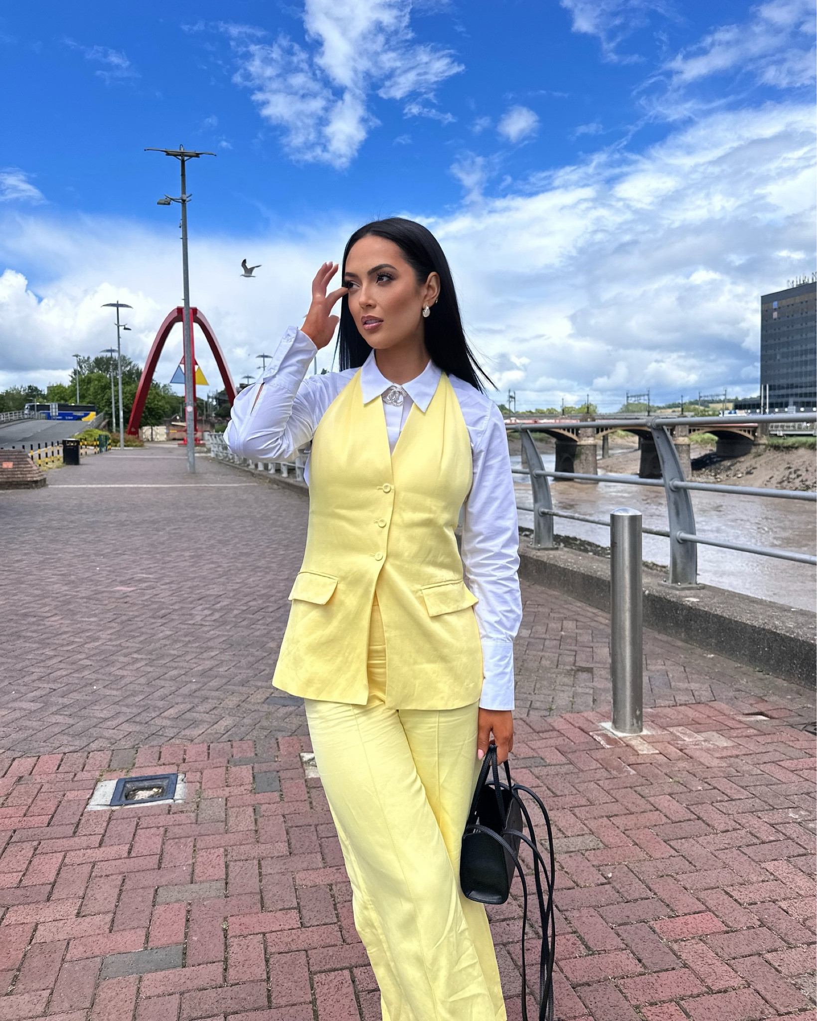 Miss Universe GB rehearsal outfit - having to layer up this summer 🥲 

I love a cute co-ord the possibilities are endless and I can’t believe how much I underrated Mango for SO long! 💛

#LTKsummer #LTKeurope #LTKworkwear
