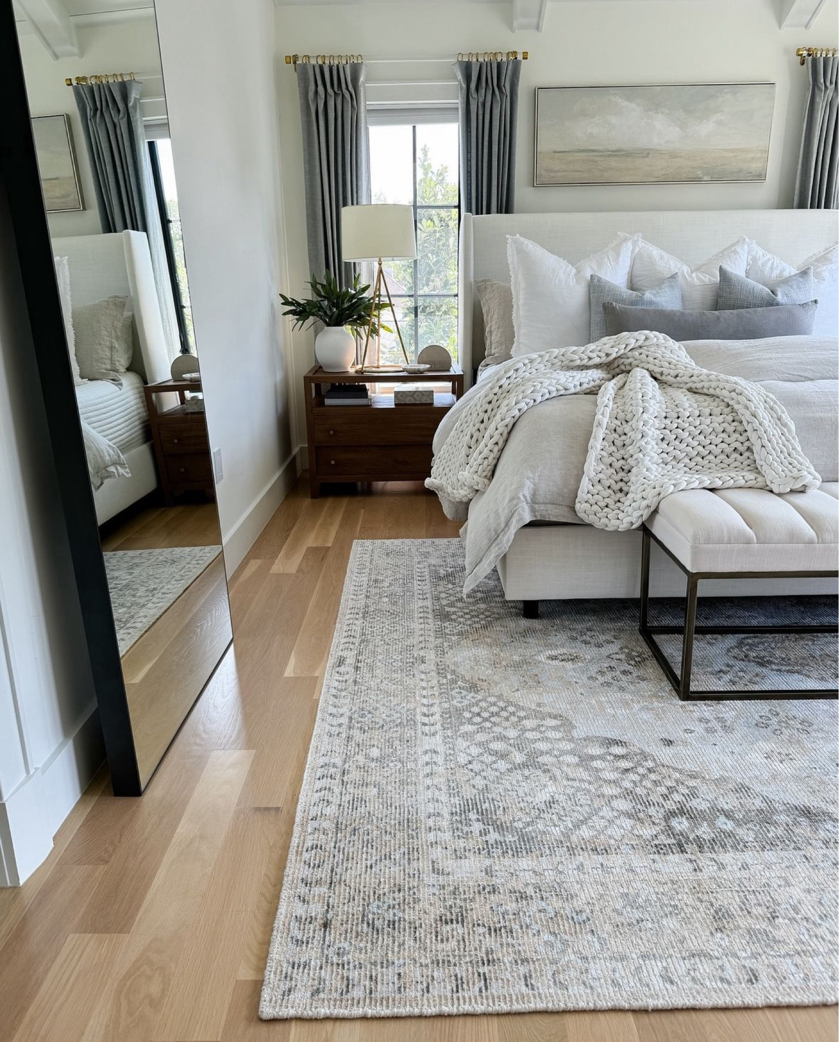 My best selling bedroo rug is back in stock! I love the colors for ivory, gray, beige, and soft blue. We have an 8x10 under our king size bed 

#LTKSaleAlert #LTKHome #LTKStyleTip