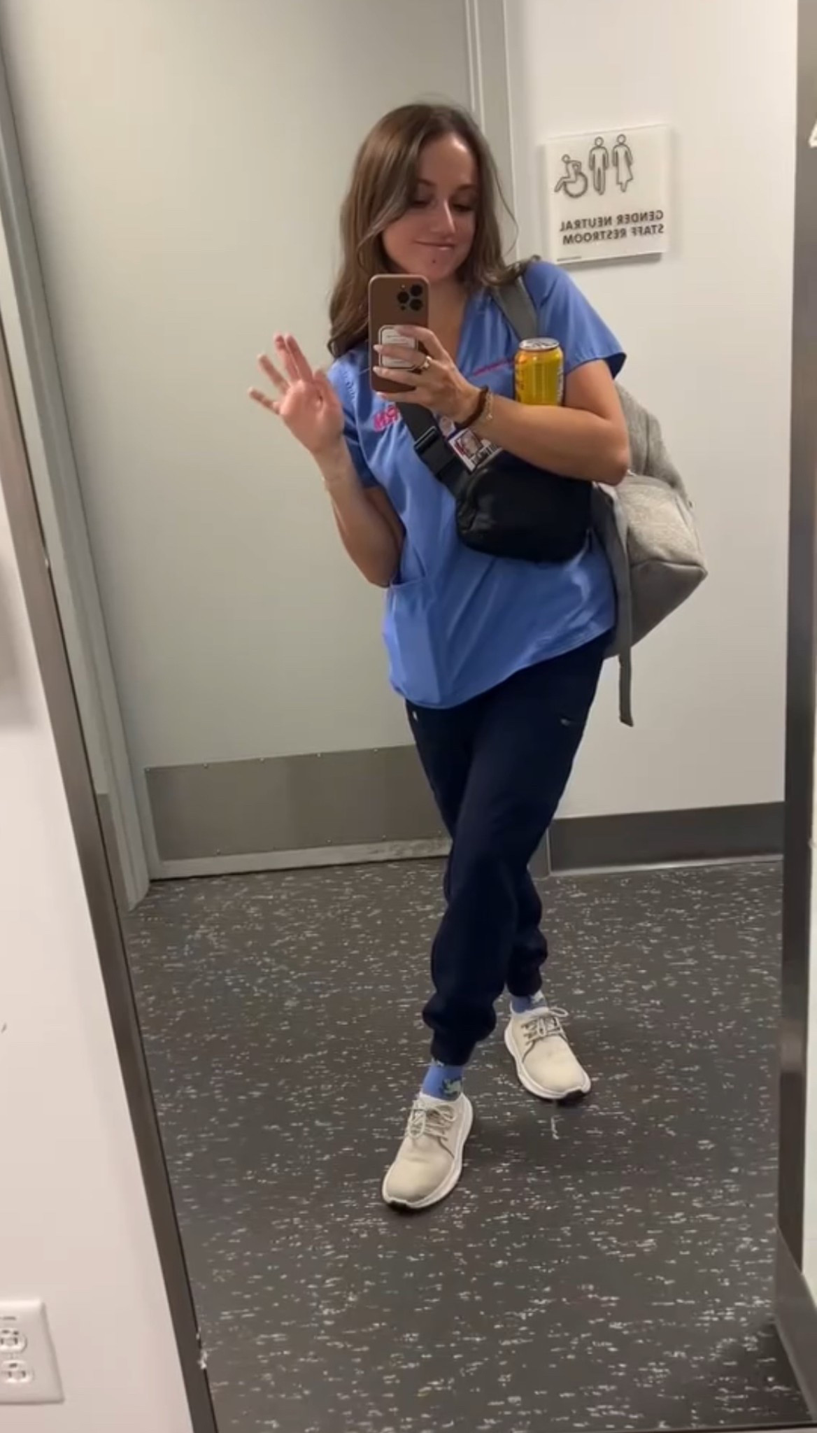 My workday OOTD! Best part of being a nurse is being able to show up to work comfy and I’ve mastered it! 

#LTKItBag #LTKWorkwear