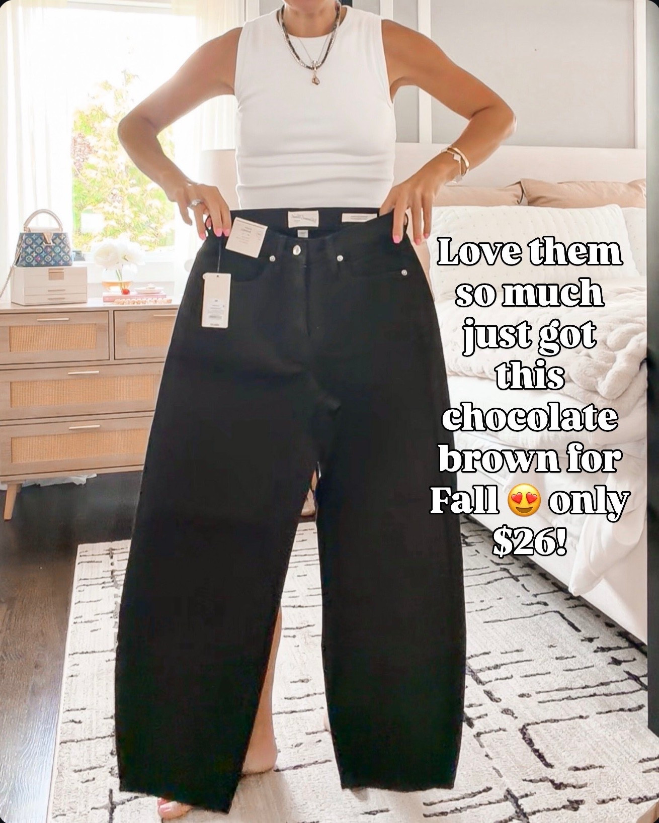 And we’re talking the GOOD ones… the pairs I already own, wear and would absolutely buy again.

👖 My favorite barrel jeans — $28
🤎 Chocolate brown jeans for fall — $26
👖 Viral wide leg denim — $28
💚 Track pants — $21
🤎 The perfect fall jeans — $24
✨ Pull-on wide legs that would be SO good for work — $21

Basically… consider this your sign to check Target before buying pants for fall 😂

#LTKSeasonal #LTKOver40 #LTKgrwm