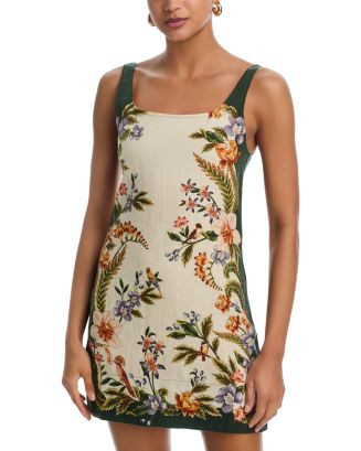 FARM Rio Nature Sand Linen Mini Dress | Bloomingdale's Women | Bloomingdale's (AU)