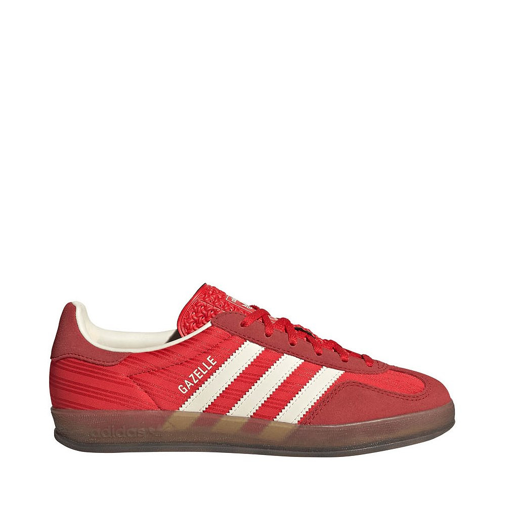 Womens adidas Gazelle Indoor Athletic Shoe - Red / Better Scarlet / Cream White | Journeys