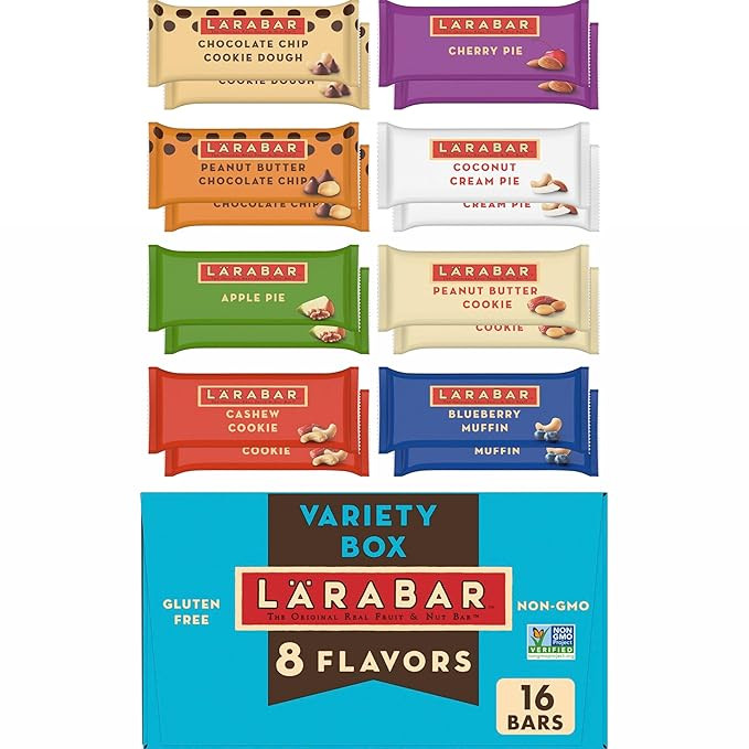 Larabar Fruit and Nut Bars Variety Pack, Gluten Free and Vegan, 26.4 oz, 16 Ct | Amazon (US)