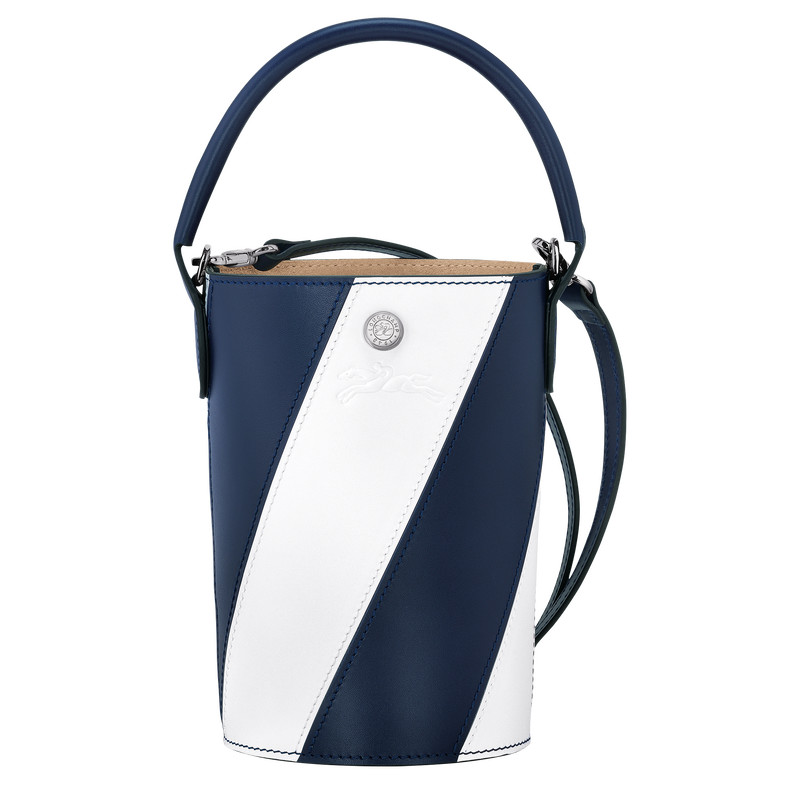 Épure XS Crossbody bag Navy/White - Leather (10213HCZG34) | Longchamp US | Longchamp
