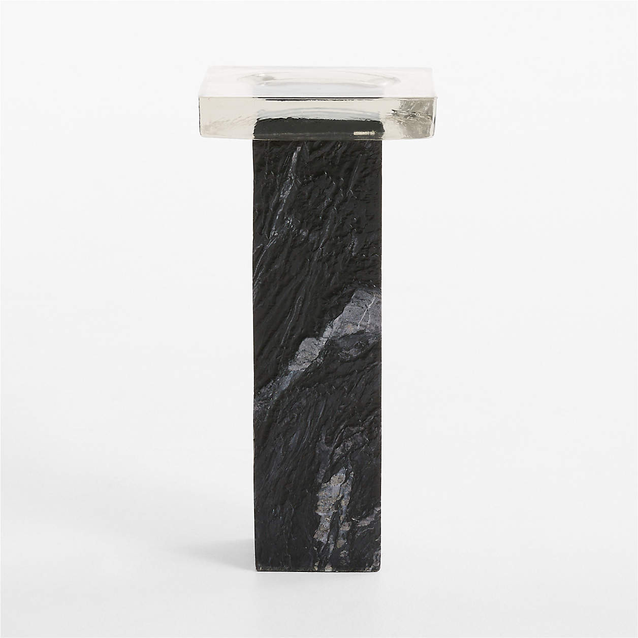 Ohr Marble and Cast Glass 10" Drink Table by Jeremiah Brent | Crate & Barrel | Crate & Barrel