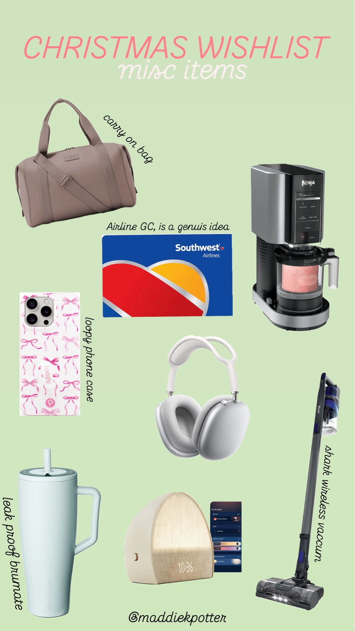 miscellaneous items on Christmas wishlist



#LTKGiftGuide #LTKHoliday #LTKFindsUnder100