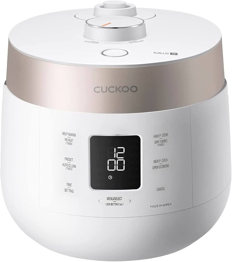 CUCKOO HP Twin Pressure Rice Cooker 16 Menu Options: White, GABA, Veggie, Porridge, & More, Fuzzy... | Amazon (US)