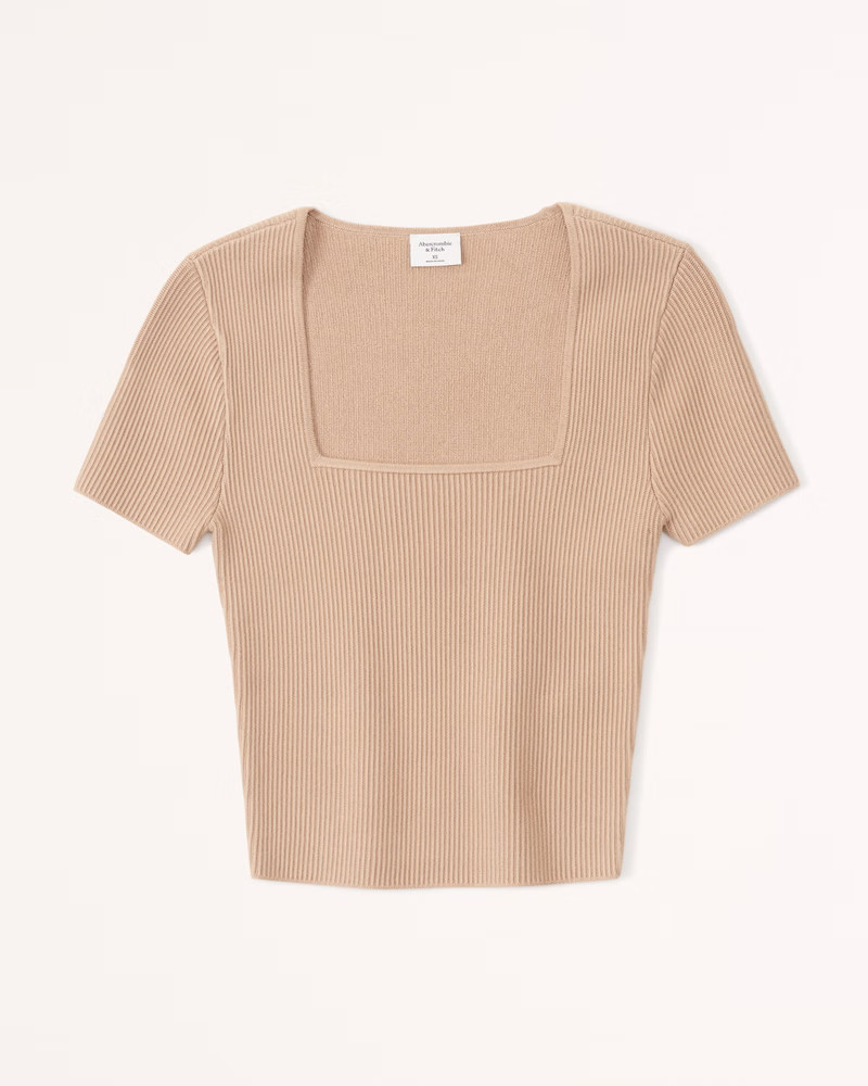 Ottoman Squareneck Sweater Tee | Abercrombie & Fitch (US)