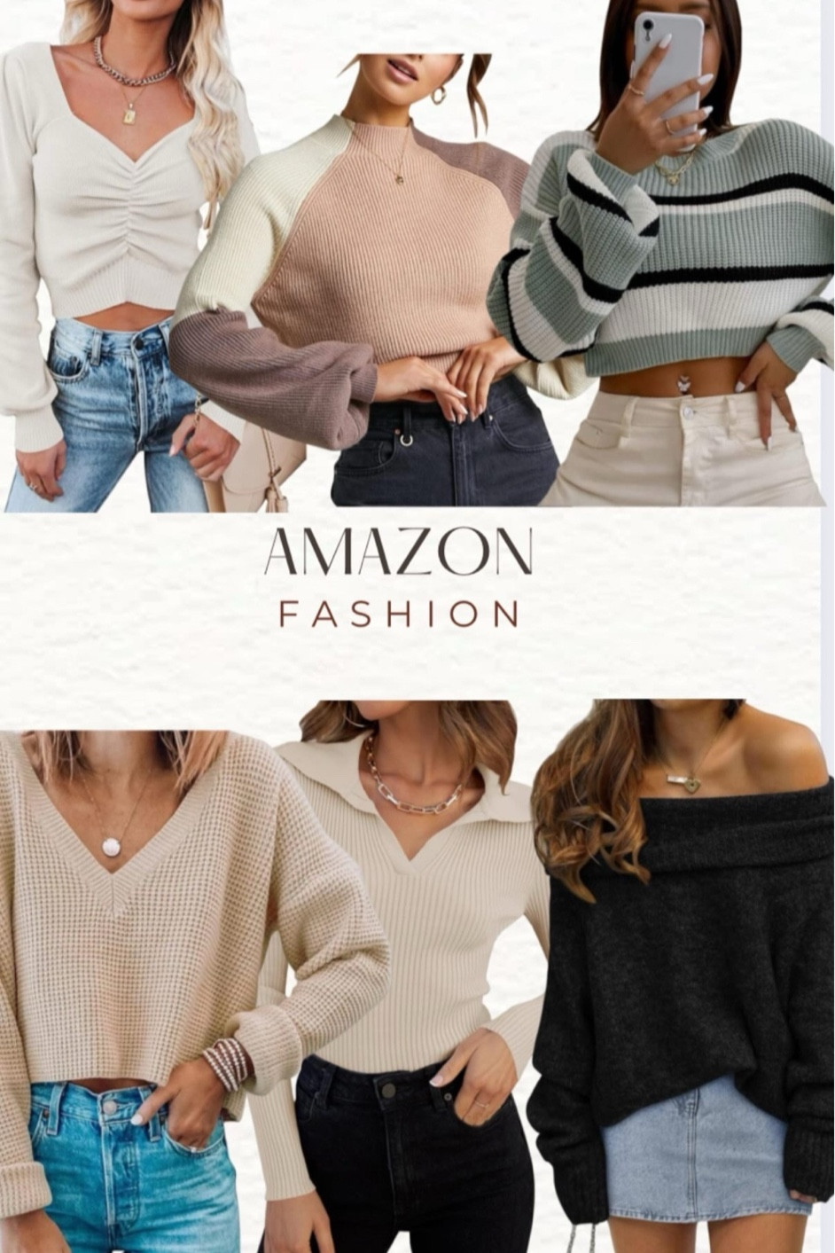 Sweater tops
Sweaters 
Women’s tops


#LTKFindsUnder50 #LTKStyleTip #LTKSeasonal #fyp