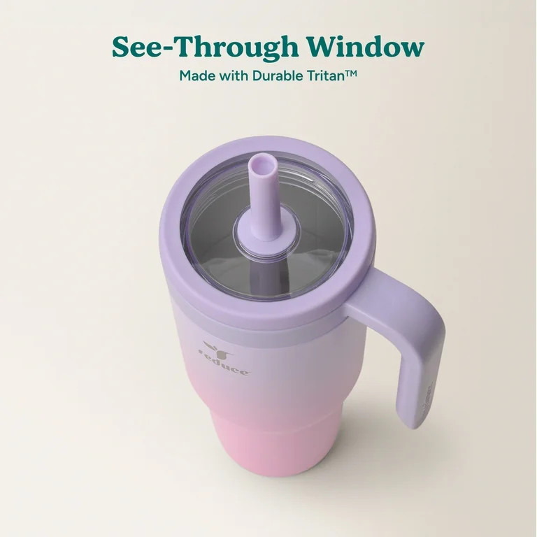 Reduce 34oz Spill-Proof Travel Mug Chiller with Handle, Wildberry - Walmart.com | Walmart (US)