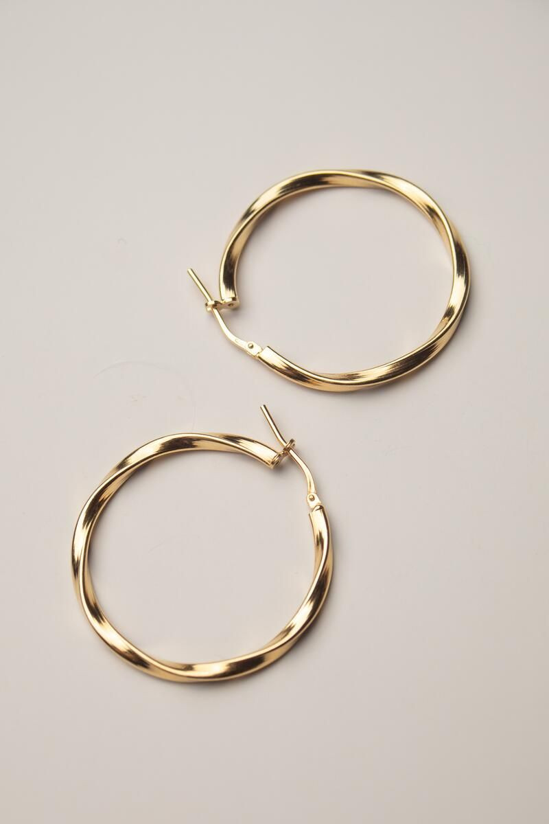 Kiwistories - Creolen Ohrringe Gold Vermeil | Avocadostore | Avocadostore DE