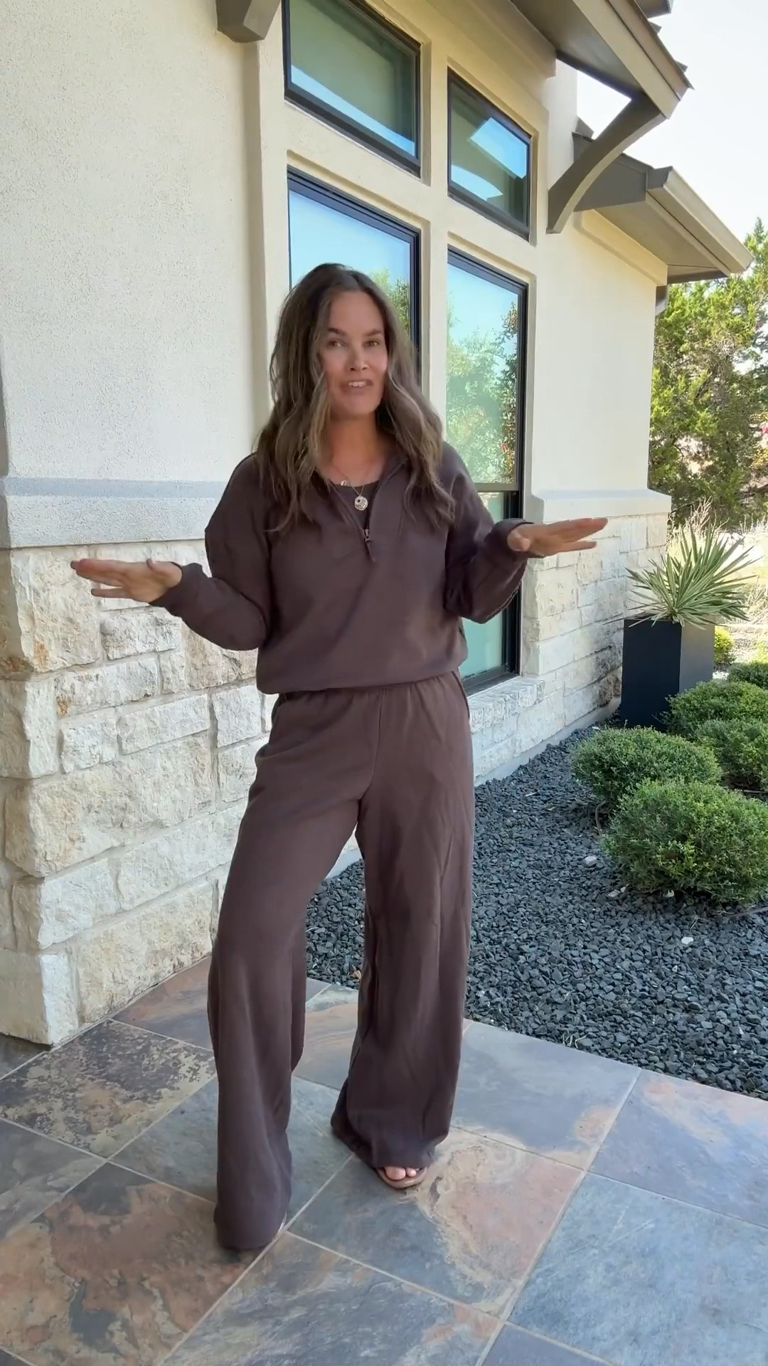 The comfiest matching set in the perfect fall brown 🤎🍂 Easy, cute + so good for everyday.

#LTKootd #LTKTravel #LTKActive