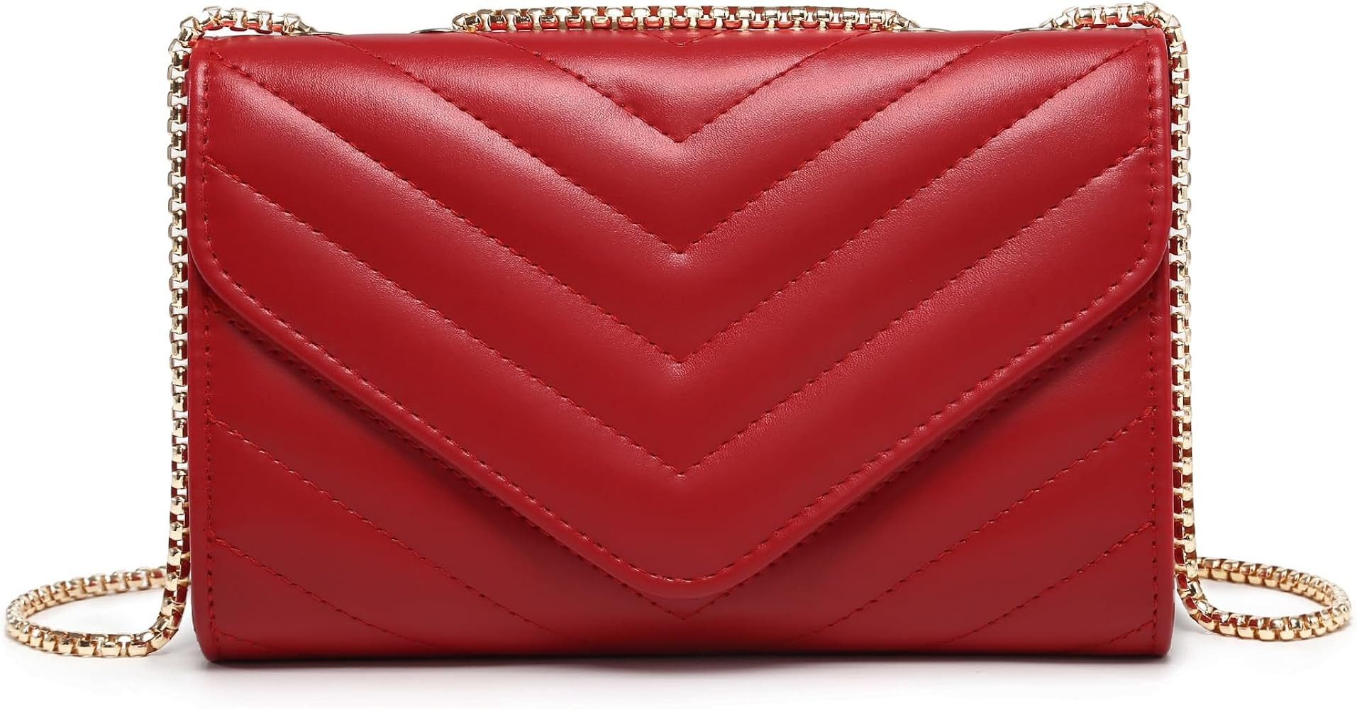 Dasein Women Small Quilted Crossbody Bags Stylish Designer Evening Bag Clutch Purses and Handbags... | Amazon (US)