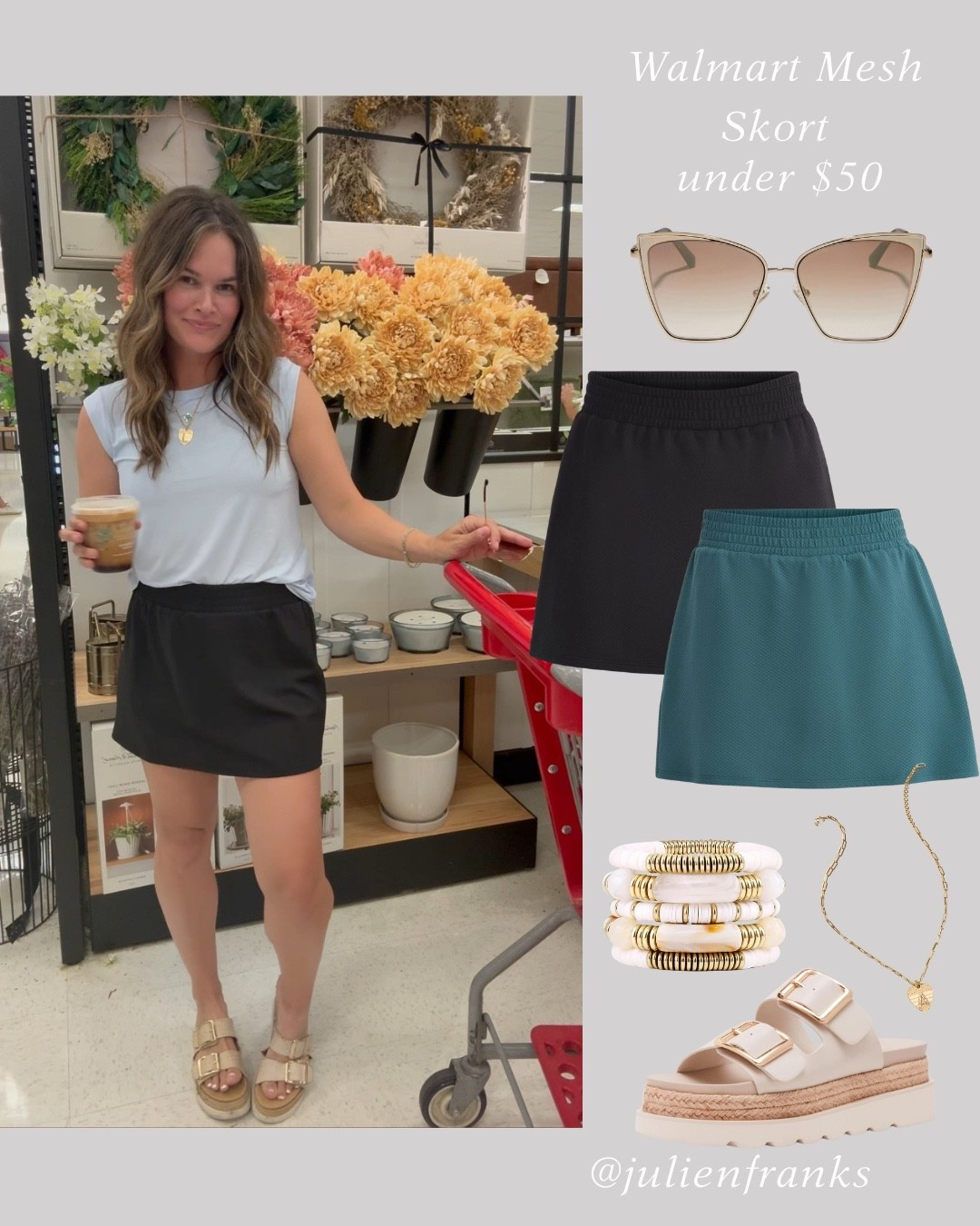 Cute and trending! You guys LOVED this mesh skort I shared this week! Another best seller worth highlighting. There’s plenty left in stock in all sizes, and another great under $50 find from Walmart! Super cute summer athleisure outfit idea!

#LTKSaleAlert #LTKActive #LTKFindsUnder50