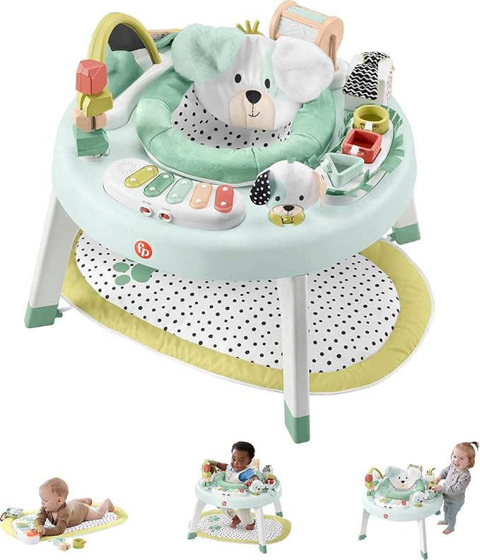 Fisher-Price Baby to Toddler Toy 3-in-1 SnugaPuppy Activity Center and Play Table with Lights Sou... | Amazon (CA)