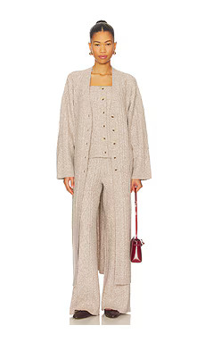 4th & Reckless Cara Cardigan in Taupe from Revolve.com | Revolve Clothing (Global)