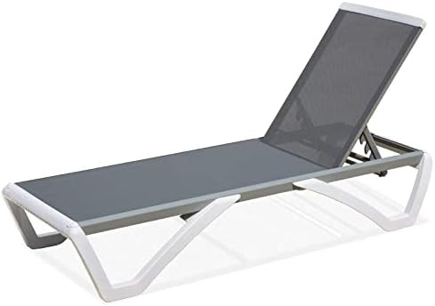 Domi Outdoor Living Adjustable Chaise Lounge Aluminum Outdoor Patio Lounge Chair All Weather Five... | Amazon (US)