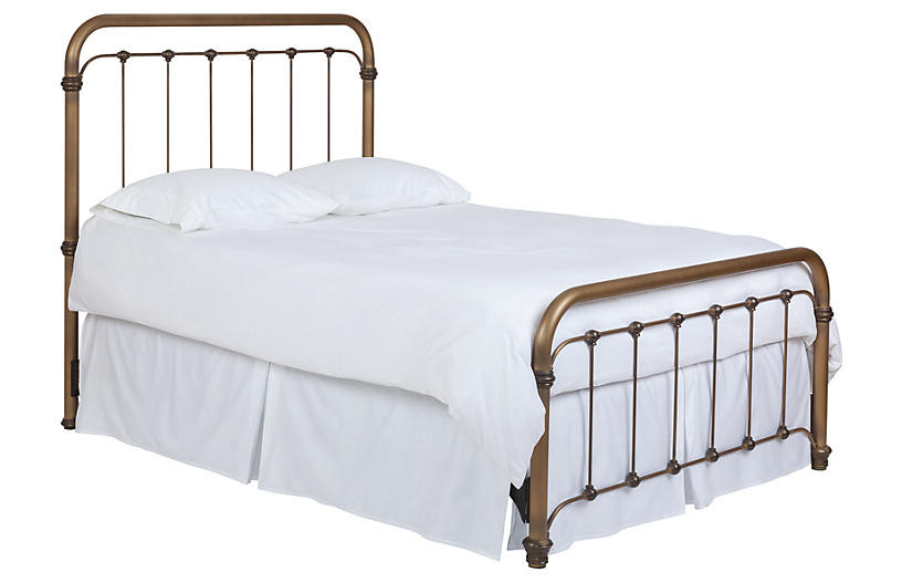 Alyssa Bed, Brass | One Kings Lane
