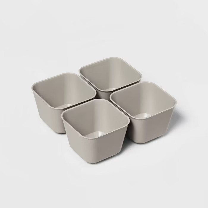4pk Small Storage Trays - Brightroom™ | Target