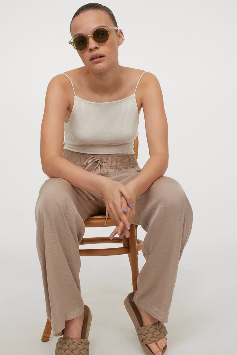 Wide-leg Pull-on Pants | H&M (US + CA)