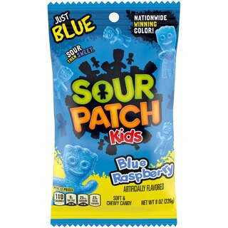 Sour Patch Kids, Blue Raspberry Soft & Chewy Candy, 8 oz | CVS Health