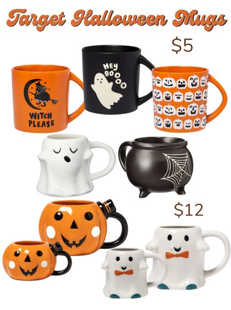 These Target Halloween mugs are to die for 💀 But this year’s ghost mug is sleepy how can it be any cuter! 👻 

#LTKhome #LTKunder100 #LTKSeasonal