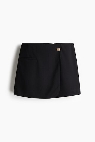 H & M - Interlock Skort - Black | H&M (US + CA)