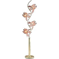 Ore International K9334G 73-Inch Flower Floor Lamp, Brass | Amazon (US)