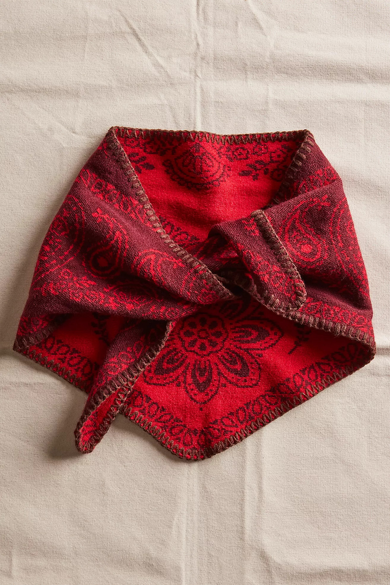 Carmen Knitted Triangle Bandana | Free People (Global - UK&FR Excluded)