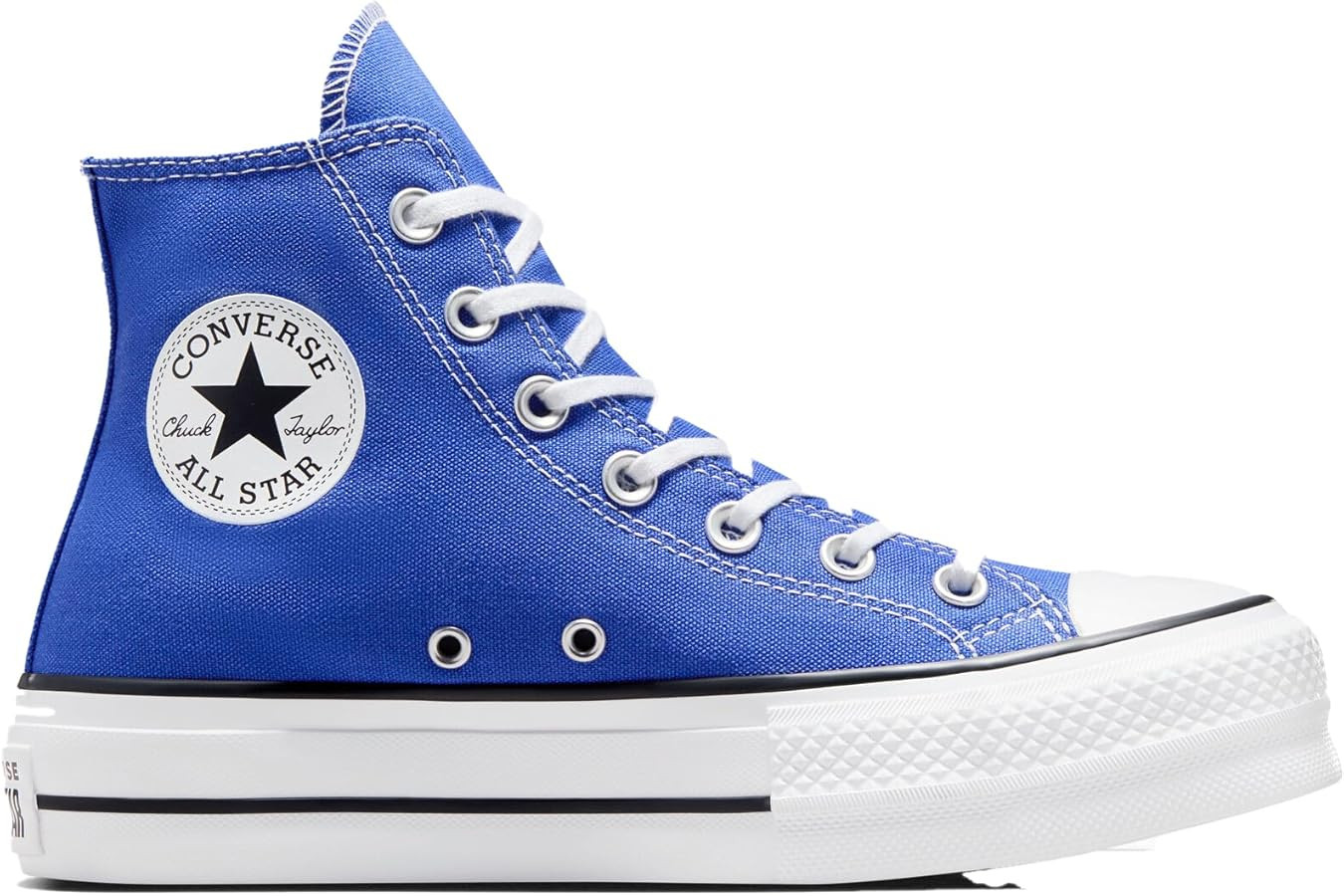 Converse Women's Sneaker, Blue Flame White Black, 6 | Amazon (US)