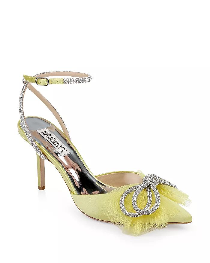 Badgley Mischka Women's Sacred Embellished Ankle Strap Pumps Back to Results -  Shoes - Bloomingd... | Bloomingdale's (US)