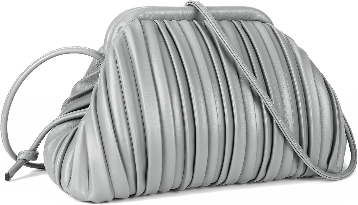 Clutch Purse and Dumpling Bag for Women,Designer Cloud Handbag and Ruched Bag with Detachable Sho... | Amazon (US)