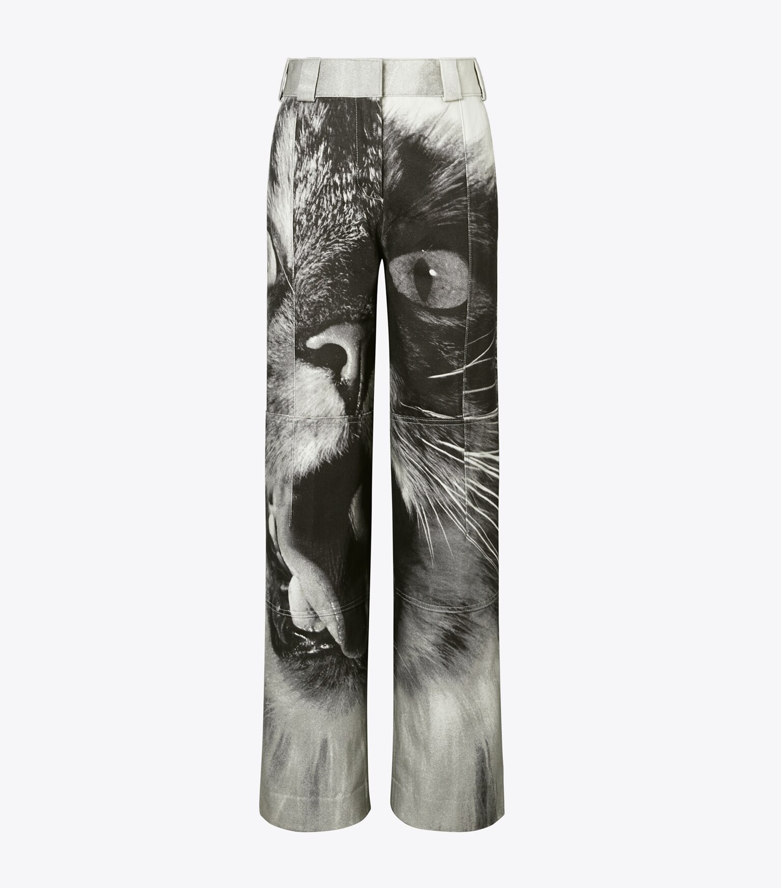 Cat Printed Cargo Pant: Women's Designer Bottoms | Tory Burch | Tory Burch (US)
