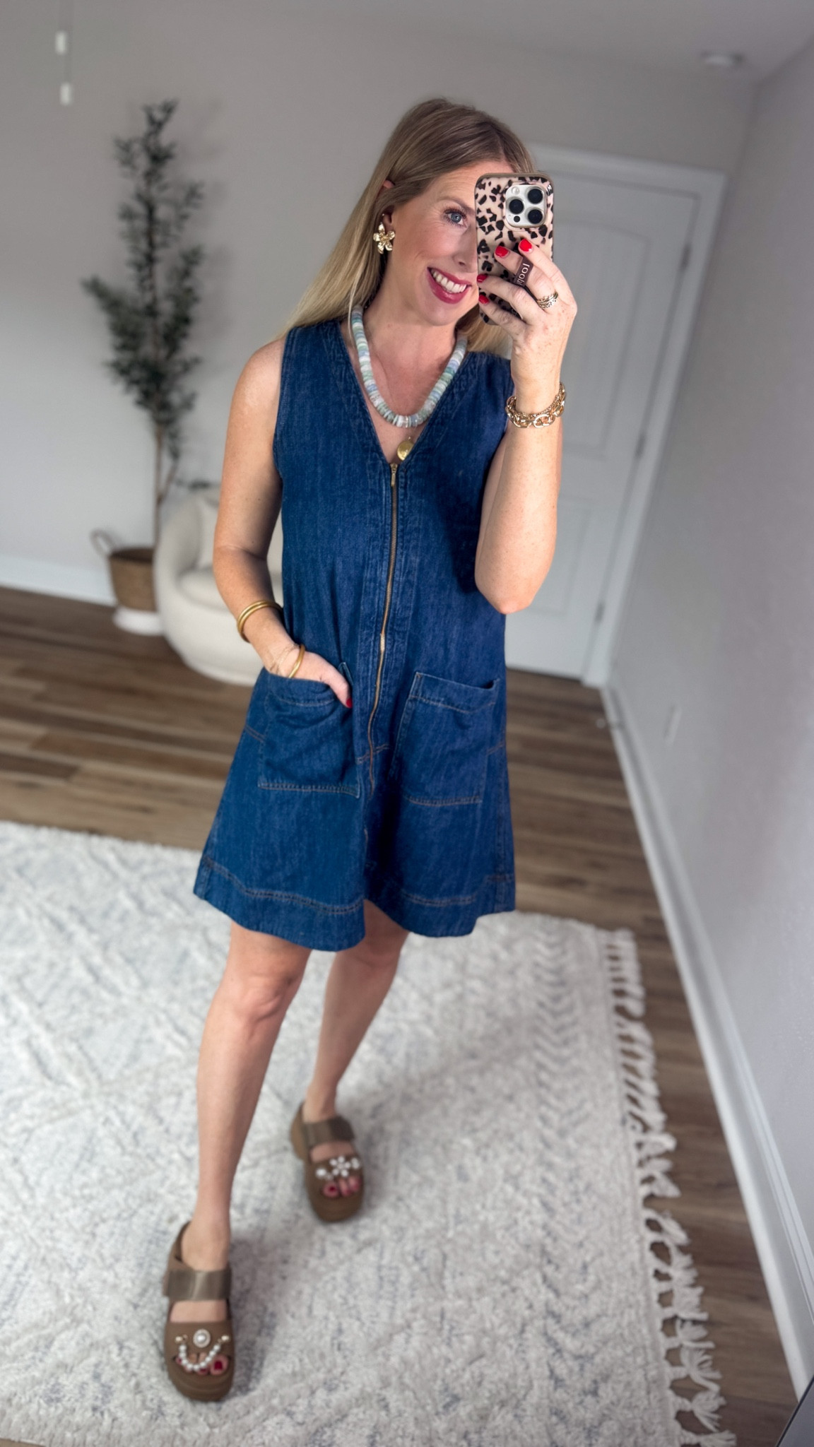Daily try on, Walmart outfit, Walmart fashion, free assembly, denim dress

#LTKootd #LTKgrwm