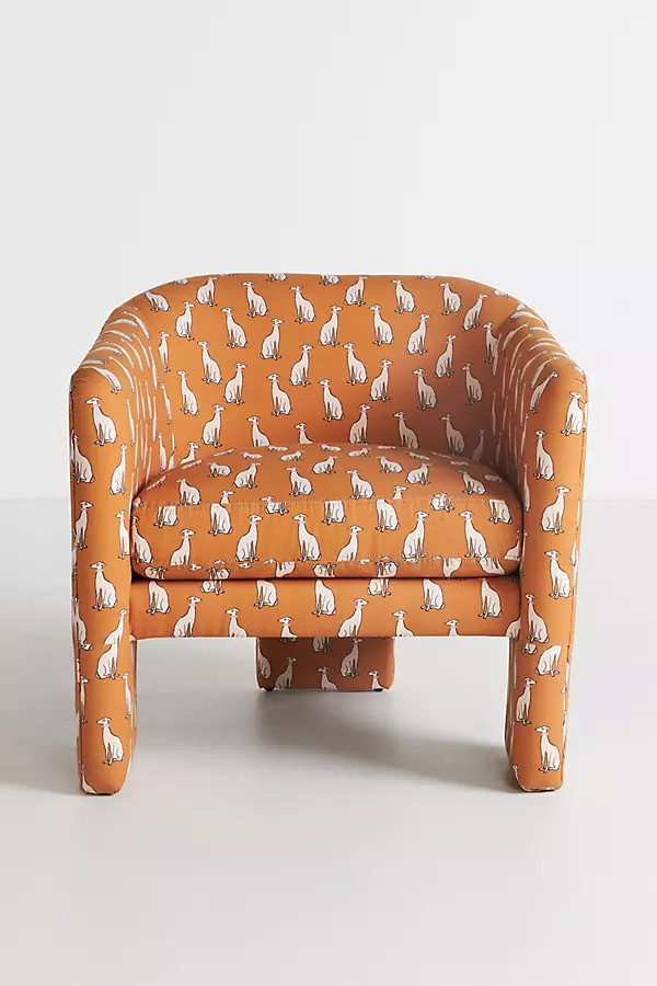 Kendra Dandy Haute Hound Effie Tripod Chair By Kendra Dandy in Orange | Anthropologie (US)