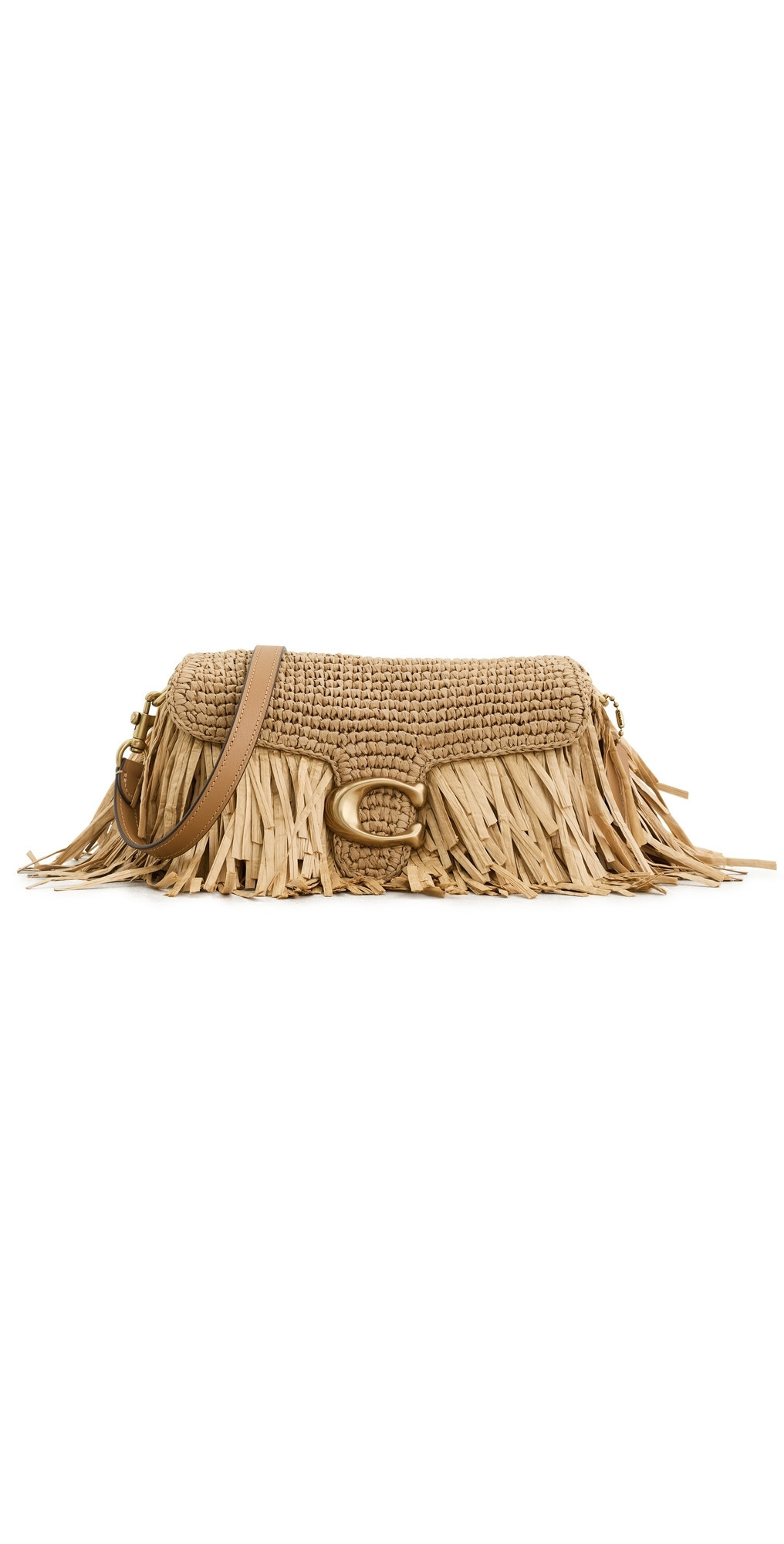 Coach Straw Tabby Shoulder Bag Natural One Size | Shopbop