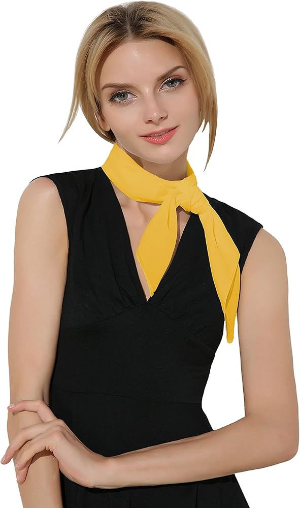 Fairycece Sheer Chiffon Scarf 26"x26" Square | Amazon (US)