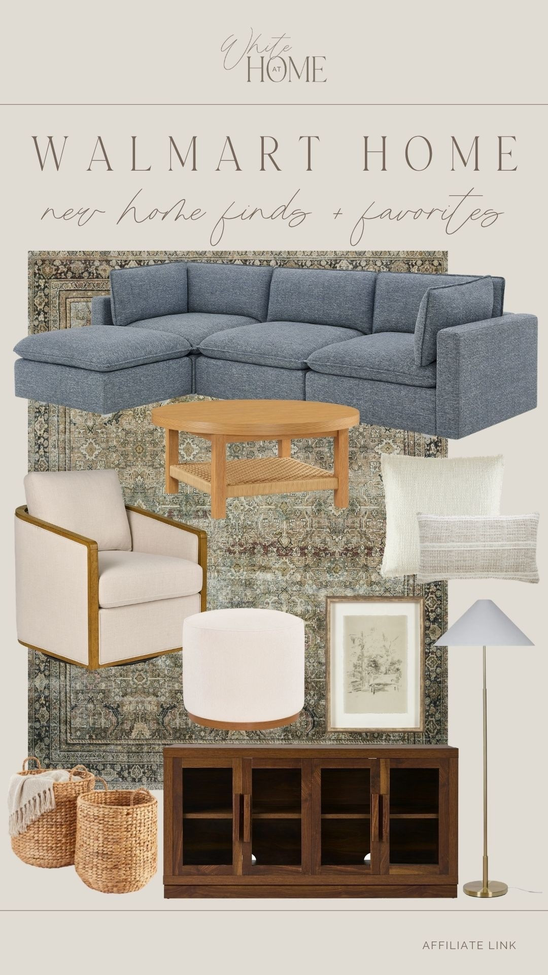 The prettiest new Walmart finds and favorites! If you’re looking for an affordable sofa that has color, I love this heathered blue! It’s still neutral enough to style in any space. Affordable, cozy, and beautiful! 

#LTKHome