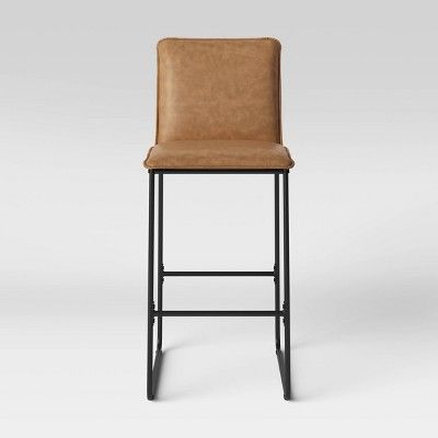29" Upholstered Barstool w/Metal Frame - Room Essentials™ | Target