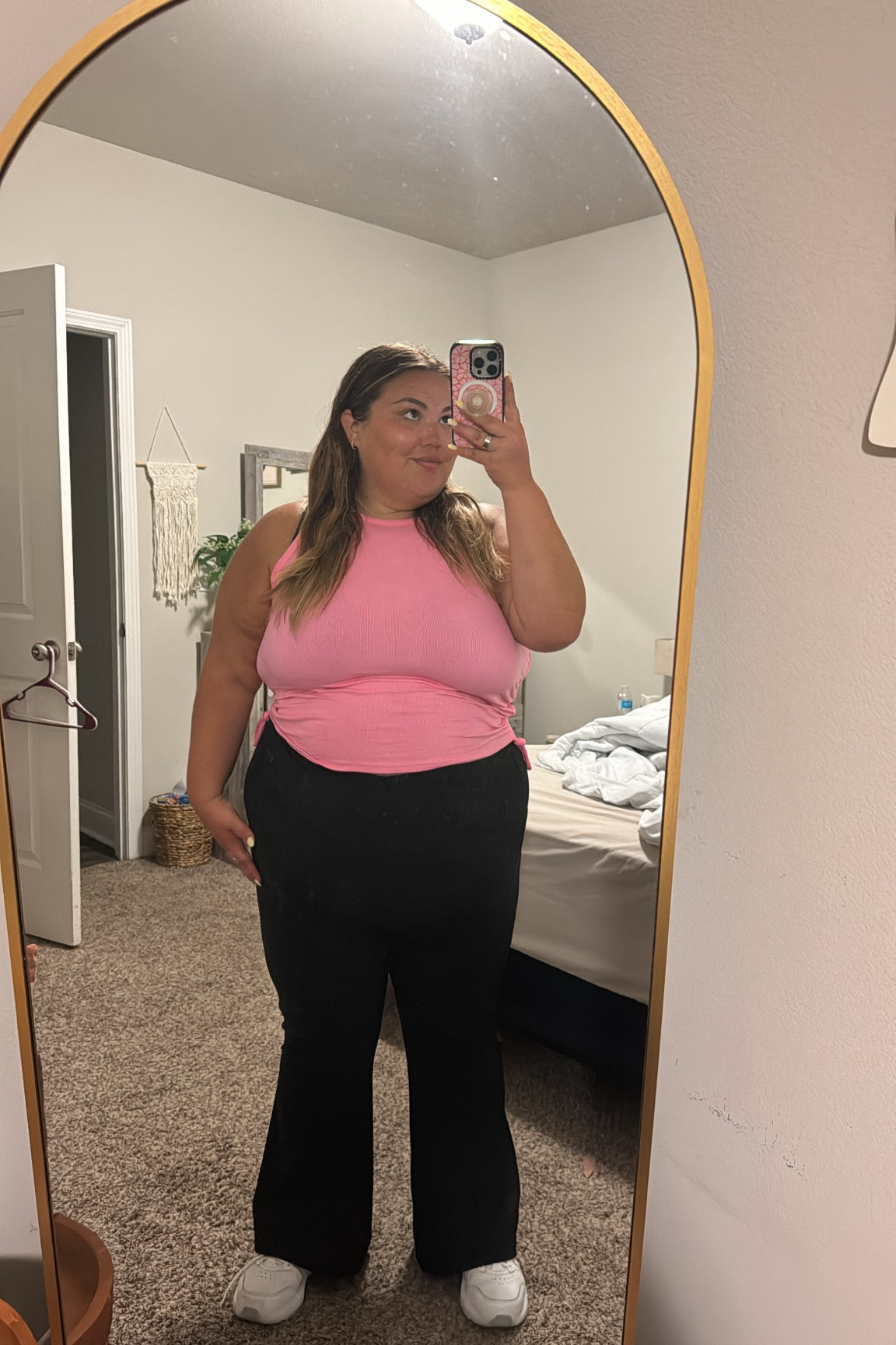 love the cinched sides on this top and the color/ material! Wearing an XXL😍

#LTKPlusSize #LTKActive