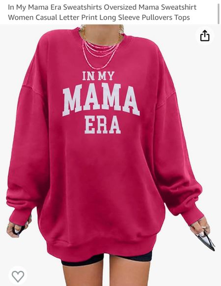 Oversized mom era sweatshirt- comes in so many colors! $22 for prime sale 

#LTKfamily #LTKfindsunder50 #LTKxPrime