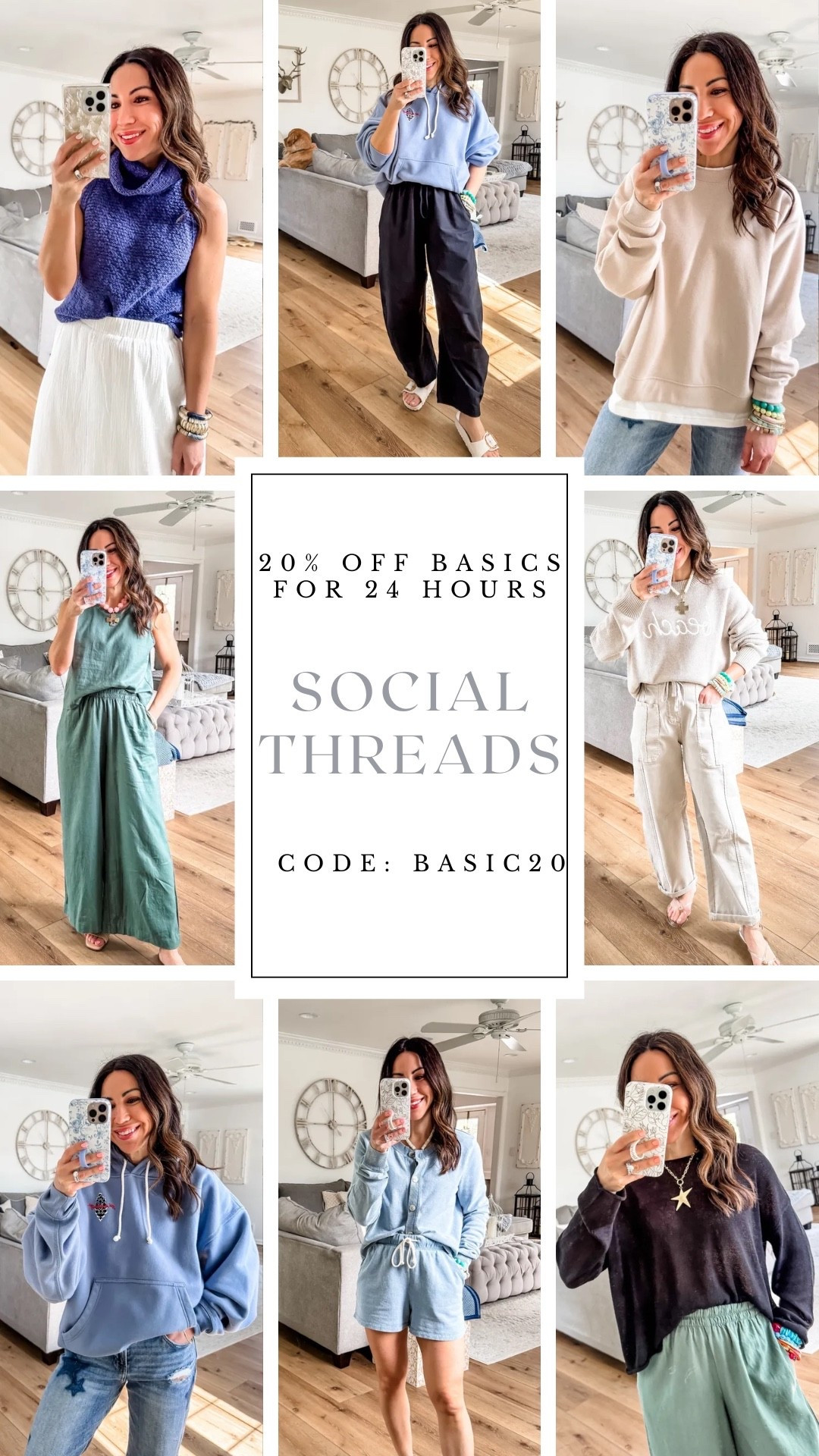 Code: BASIC20 thru 6/5.

#LTKSaleAlert #LTKOver40 #LTKPetite