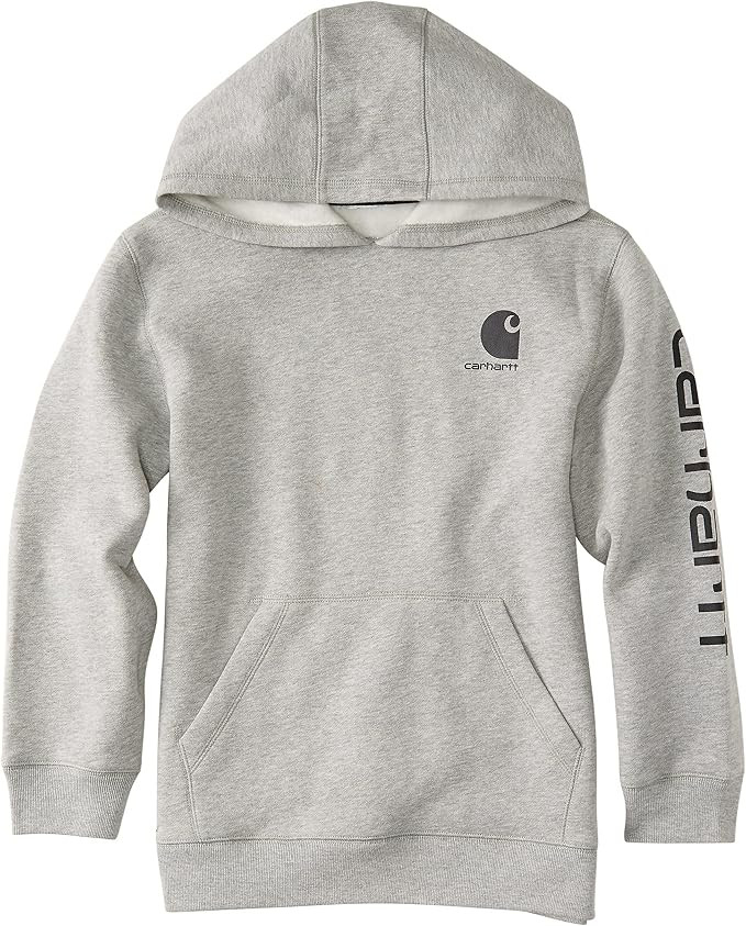 Amazon.com: Carhartt Boys' Little Hooded Long Sleeve Sweatshirt, Grey, 5: Clothing, Shoes & Jewel... | Amazon (US)
