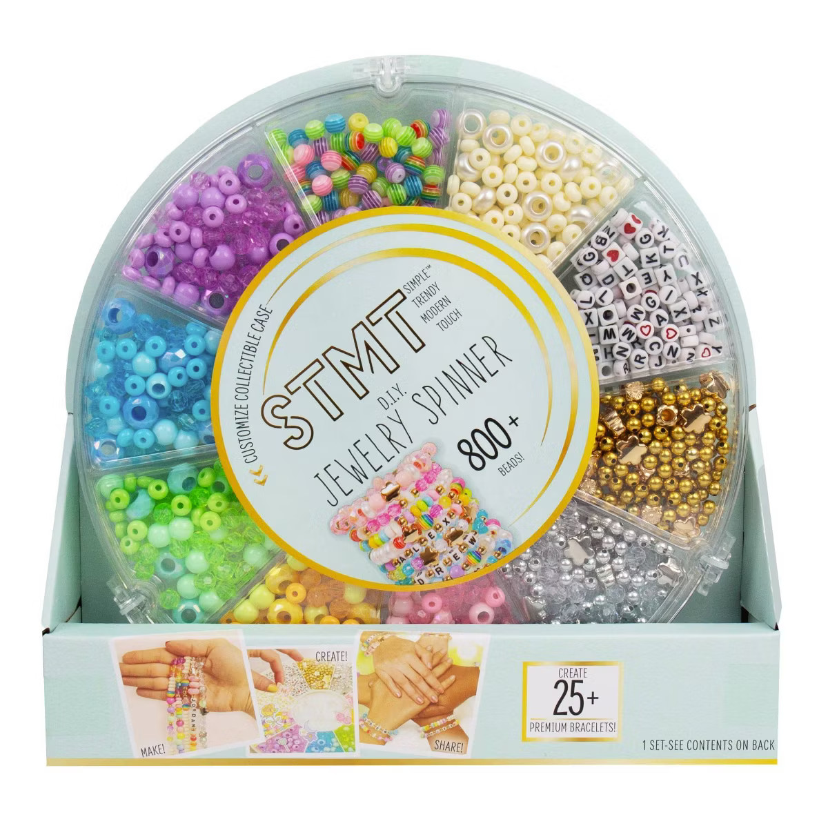 STMT Do-It-Yourself Jewelry Spinner 800+ Beads | Target