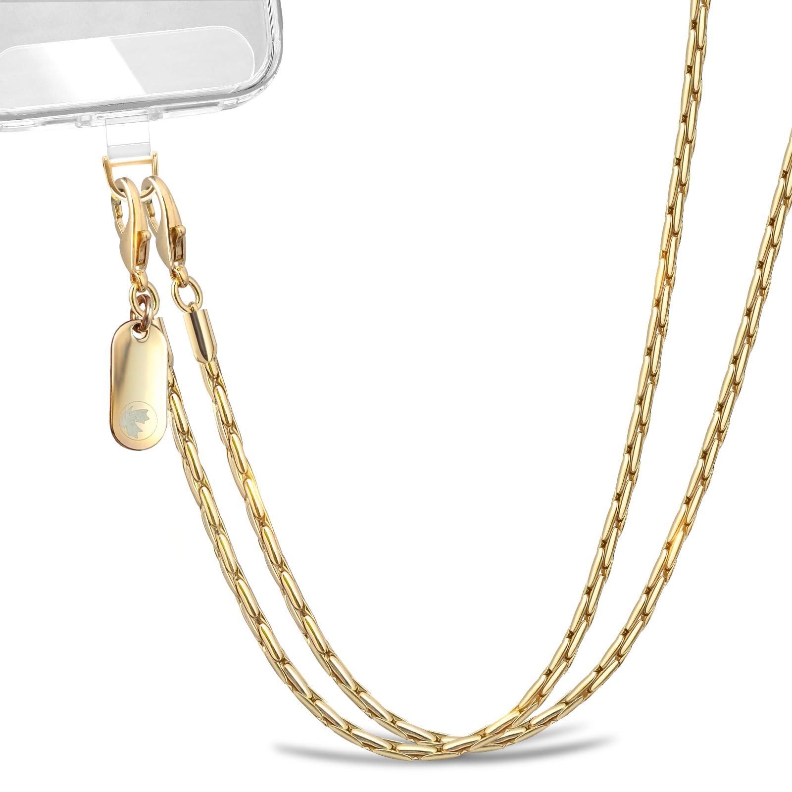 Crossbody Phone Strap Detachable Phone Chain Strap Crossbody Phone Lanyard Chain for Women Gold | Amazon (US)