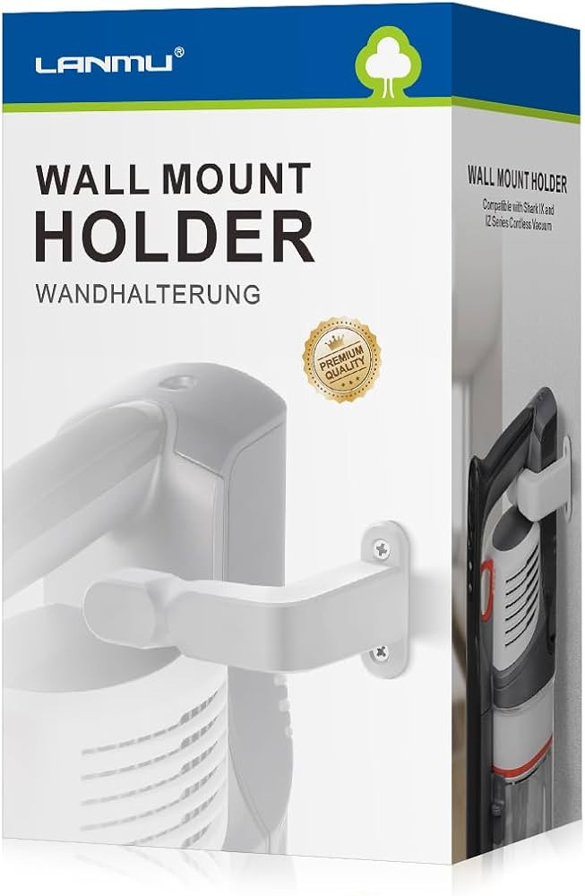LANMU Wall Mount Holder Compatible with Shark IX141 IZ363HT IZ362H Pet Cordless Stick Vacuum, Ult... | Amazon (US)