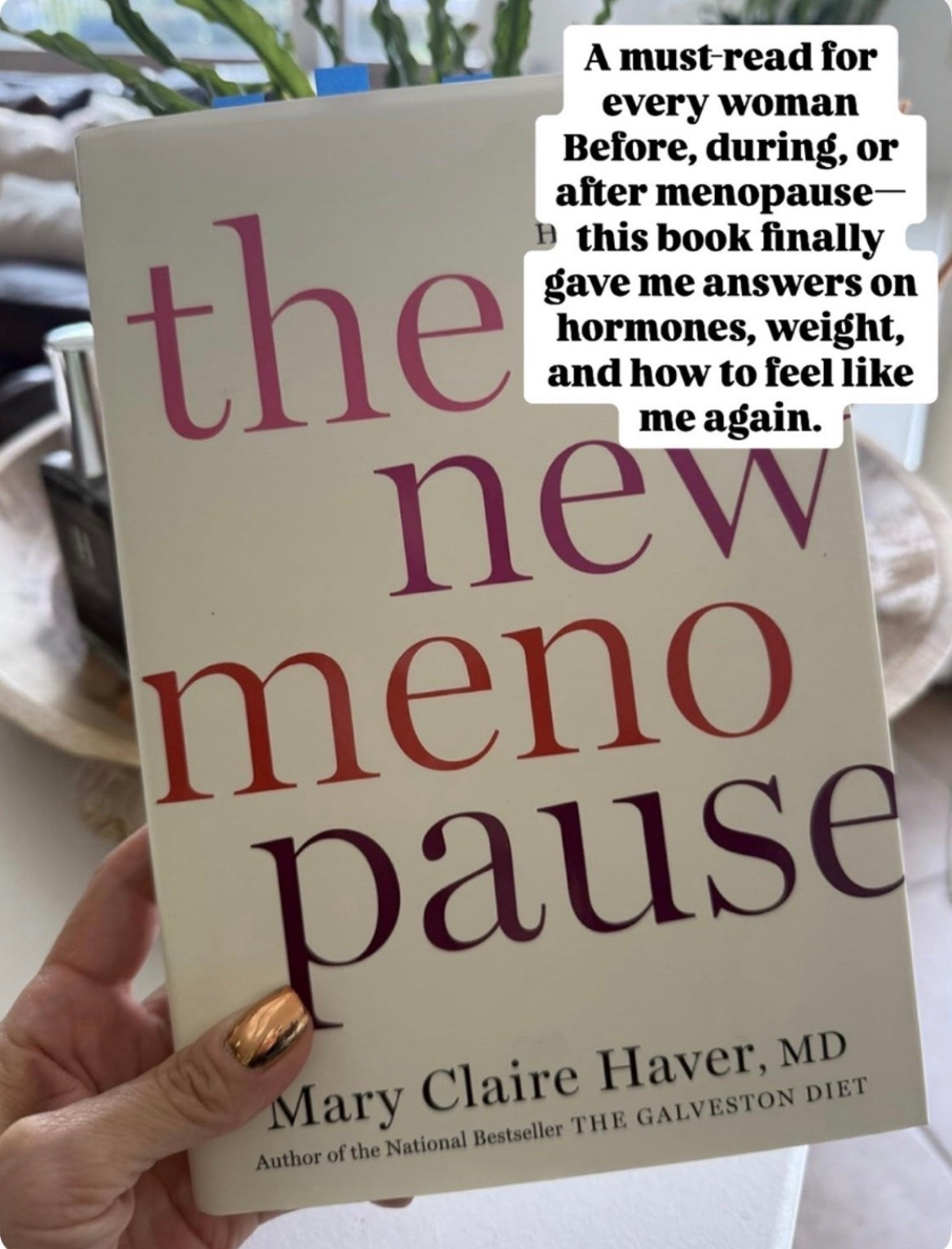 This is one of those books I wish I had read sooner. It breaks down hormones, menopause, weight gain, and overall wellness in a way that’s easy to understand and incredibly empowering. Whether you’re approaching menopause, in the middle of it, or beyond it, this book offers practical information that can help you feel more like yourself again.

menopause book, women’s health, hormone health, healthy aging, wellness reads, midlife wellness, menopause support, hormone balance, self care for women, wellness journey, book recommendation, healthy lifestyle, favorite books, EverydayHolly

#LTKselfcare #LTKOver40 #LTKdayinmylife
