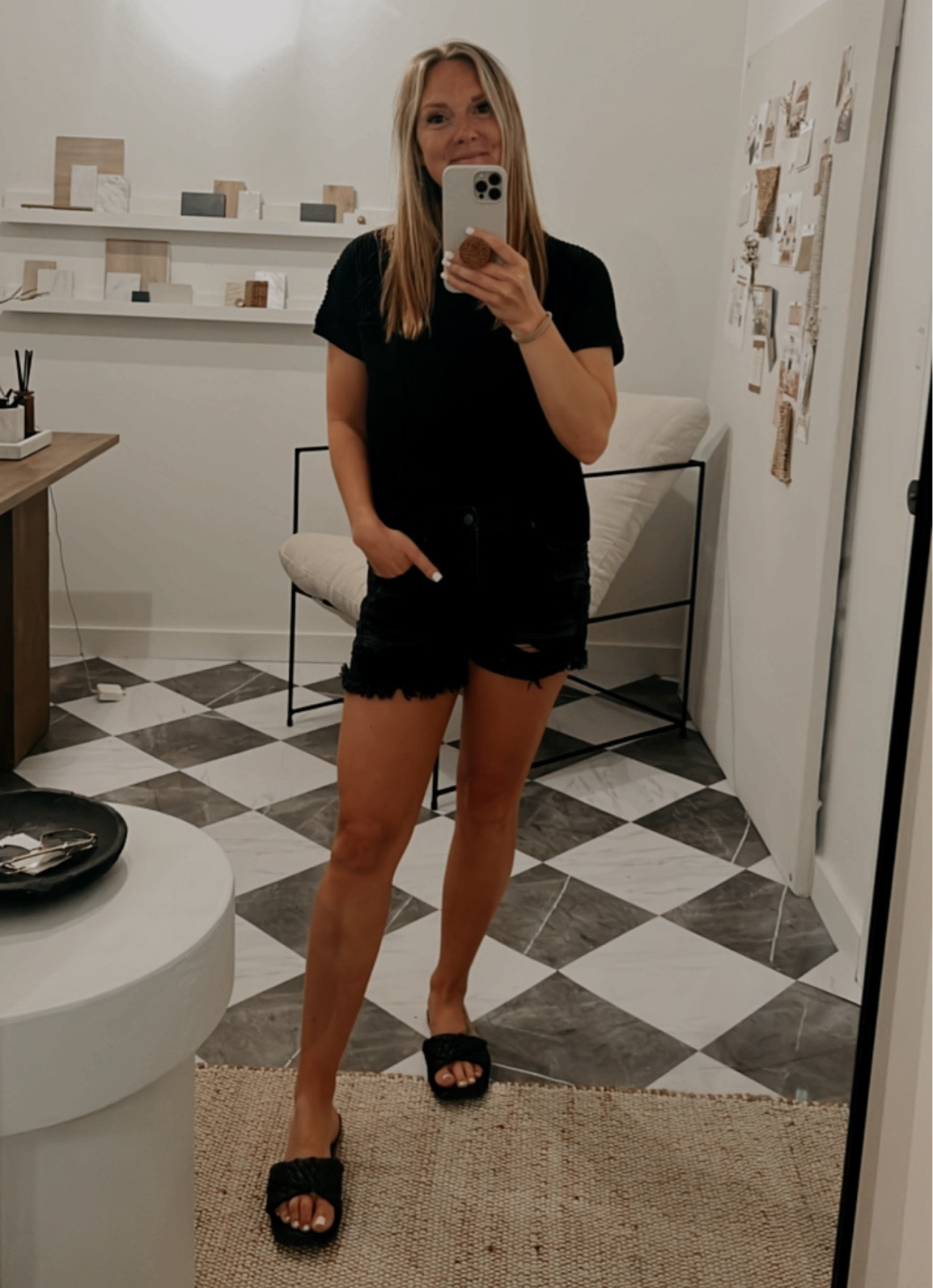 Easy summer outfit - love this knit pocket top dress up or down comes in all the pretty neutrals & black denim!

Office outfit. Amazon style. Amazon fashion. Founditonamazon. Amazon knit sets. Black set. Knit top. Casual office outfit. Casual summer style  

#LTKstyletip #LTKunder50 #LTKFind