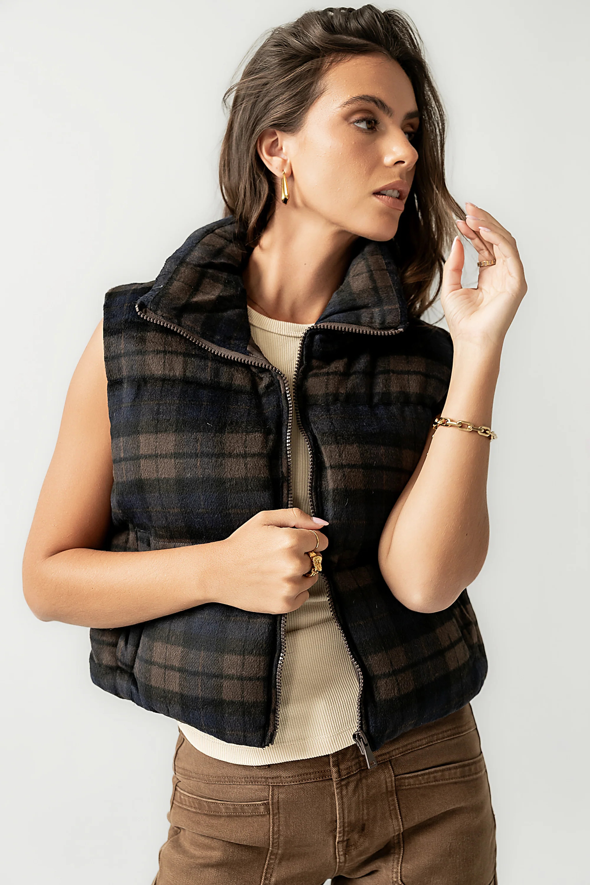 Brielle Puffer Vest in Navy - FINAL SALE | Böhme US