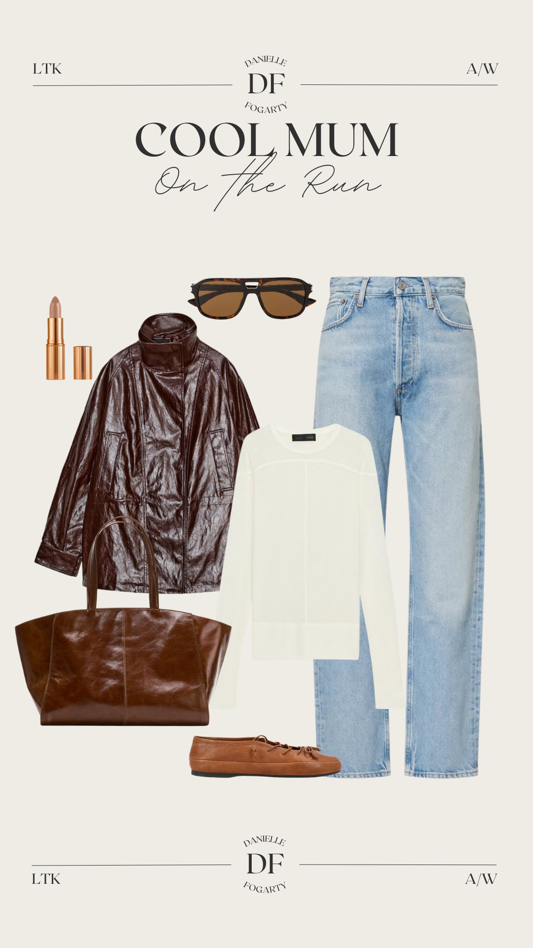 Cool Mum on The Run Edit
Zara Faux Leather Jacket, Charlotte Tilbury Pillow Talk, Light Denim Jeans, Suede Trainers, Faux Leather Bag, Layering 

 #LTKuk #LTKspring #LTKeurope